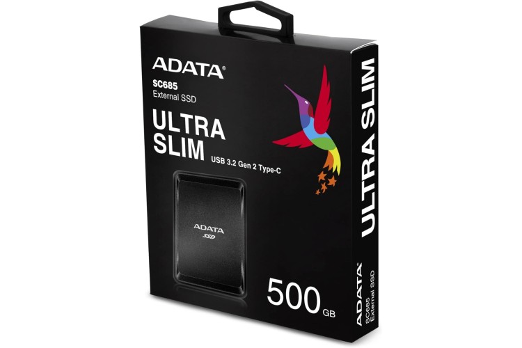 500GB ADATA SC685 Ultra Slim External SSD