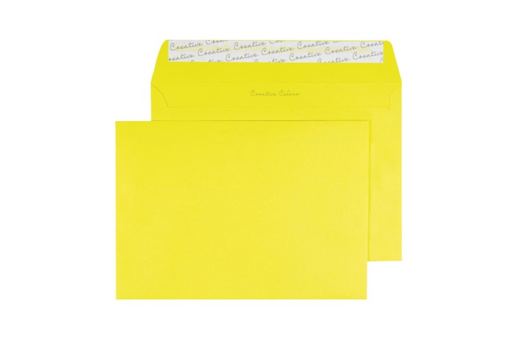 C5 Wallet Envelopes Pk250 - Canary Yellow