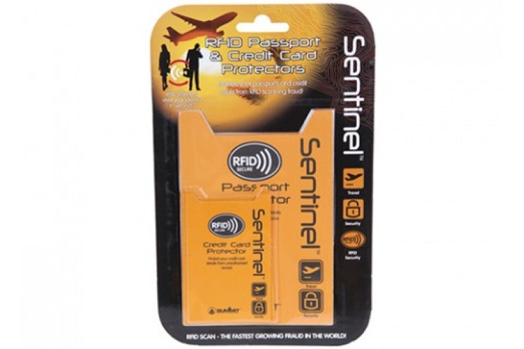 SENTINEL RFID PASSPORT AND 2x CREDIT CARD PROTECTORS