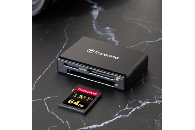 Transcend RDF9 UHS-ll SD SDXC SDHC CompactFlash Micro SD Card Reader - USB A